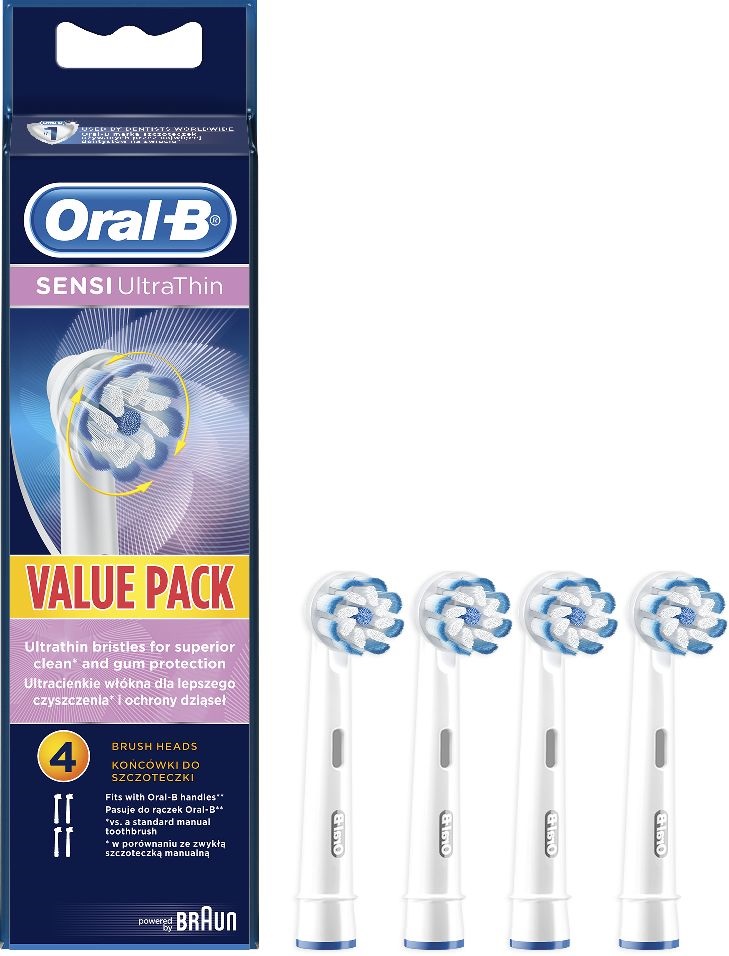 Oral-B EB60-4  Sensitive Clean 4 db-os fogkefefej szett