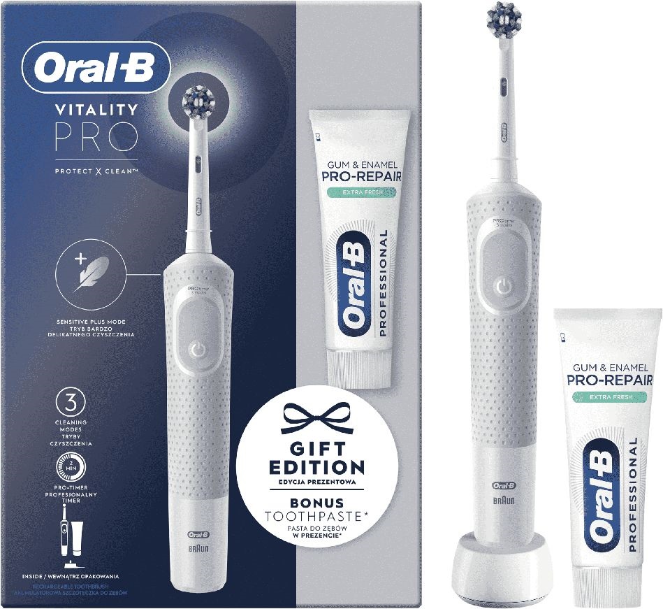 Oral-B Vitality Pro D103+ Bonus Toothpaste elektromos fogkefe