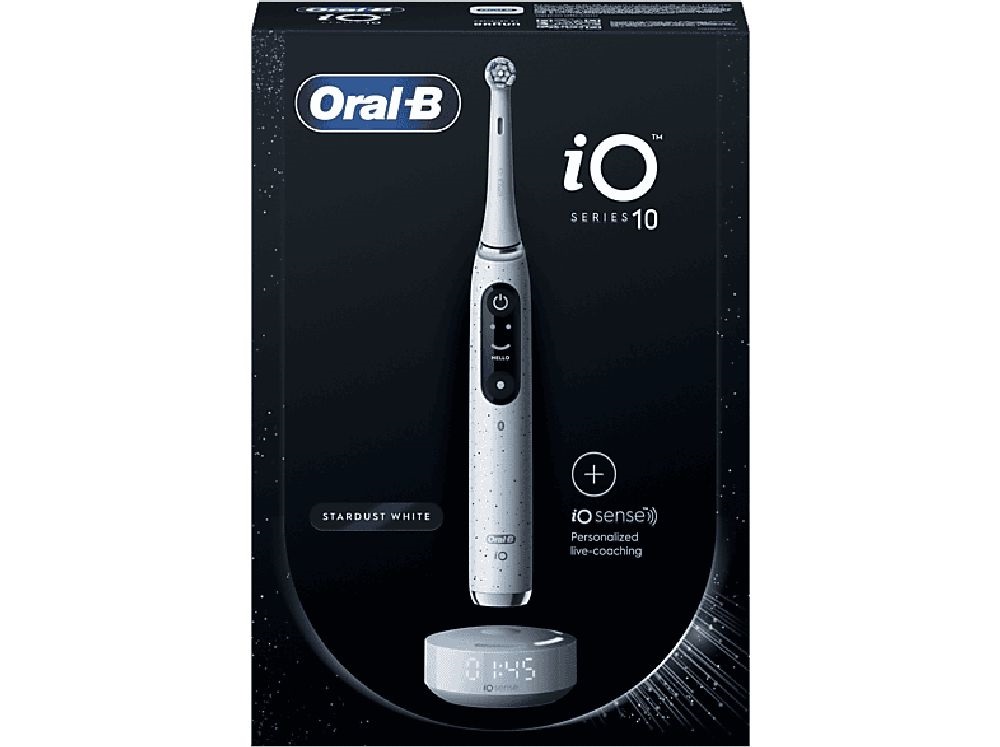 Oral-B iO series 10 Stardust White elektromos fogkefe