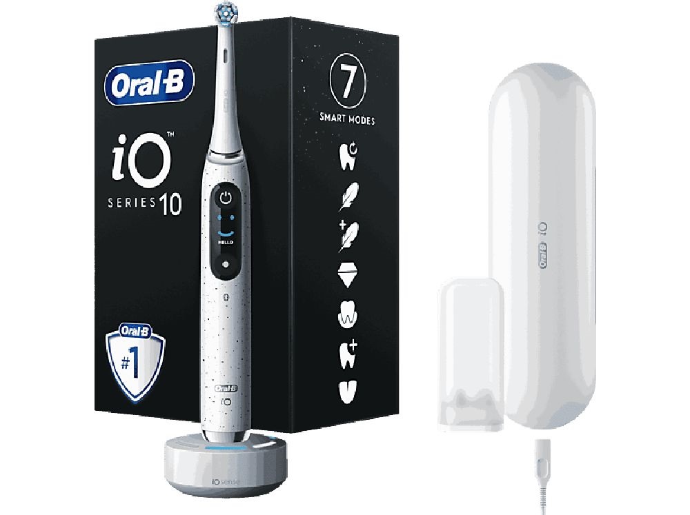 Oral-B iO series 10 Stardust White elektromos fogkefe