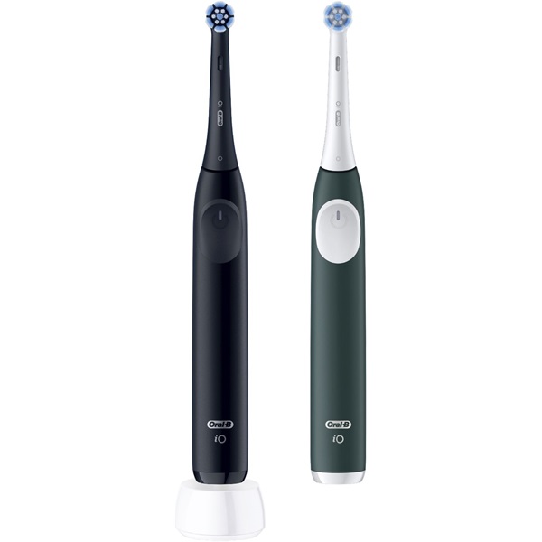 Oral-B iO2 Series Night Black / Forest Green 2db-os elektromos fogkefe szett