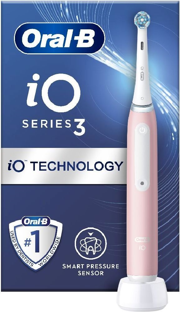 Oral-B iO series 3 Blush Pink elektromos fogkefe