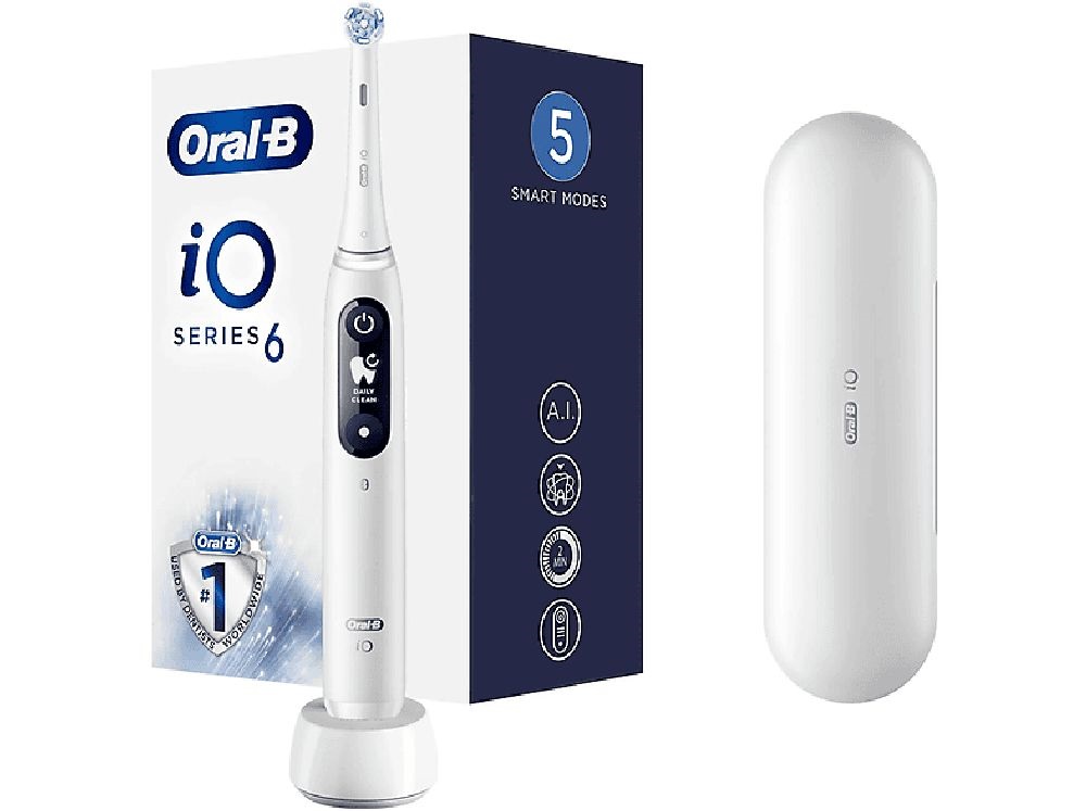 Oral-B iO series 6 fehér elektromos fogkefe