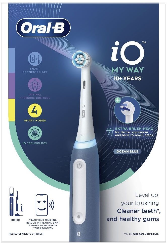 Oral-B iO series  My Way Ocean Blue elektromos fogkefe pótfejjel