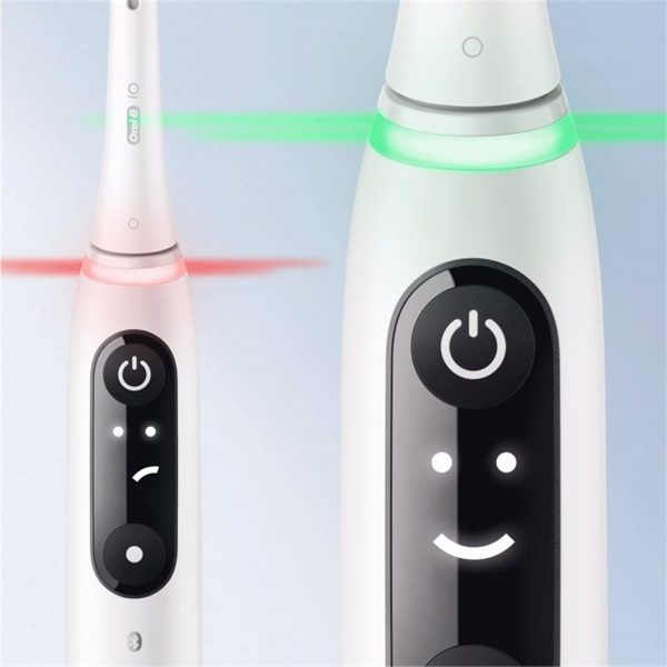 Oral-B iO Series 6 2 db-os fehér+rózsaszín elektromos fogkefe szett