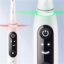 Oral-B iO Series 6 2 db-os fehér+rózsaszín elektromos fogkefe szett