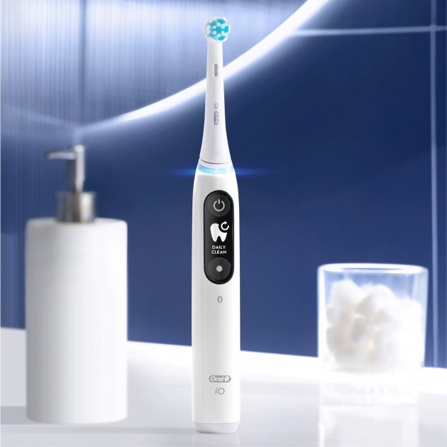Oral-B iO Series 6 2 db-os fehér+rózsaszín elektromos fogkefe szett