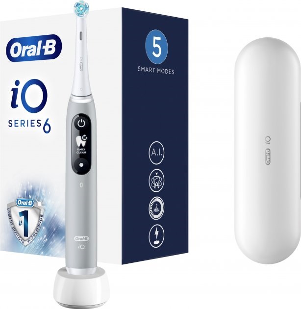 Oral-B iO Series 6 opálszürke elektromos fogkefe