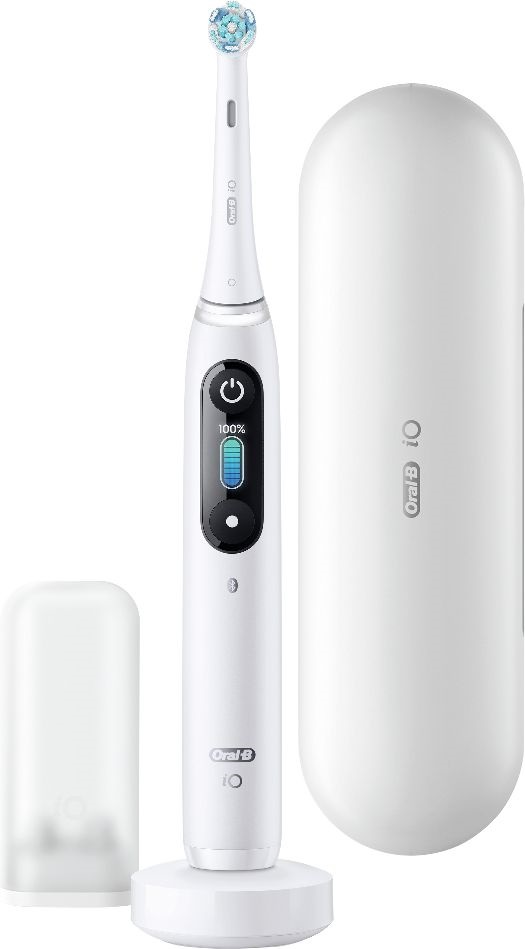 Oral-B iO Series 8 alabástromfehér elektromos fogkefe