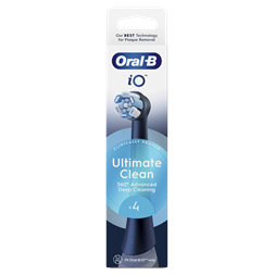 Oral-B iO Ultimate Clean Black 4 db-os fogkefefej szett - új