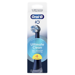 Oral-B iO Ultimate Clean Black XL 6 db-os fogkefefej szett - új