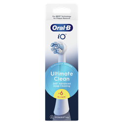 Oral-B iO Ultimate Clean White XL 6 db-os fogkefefej szett - új