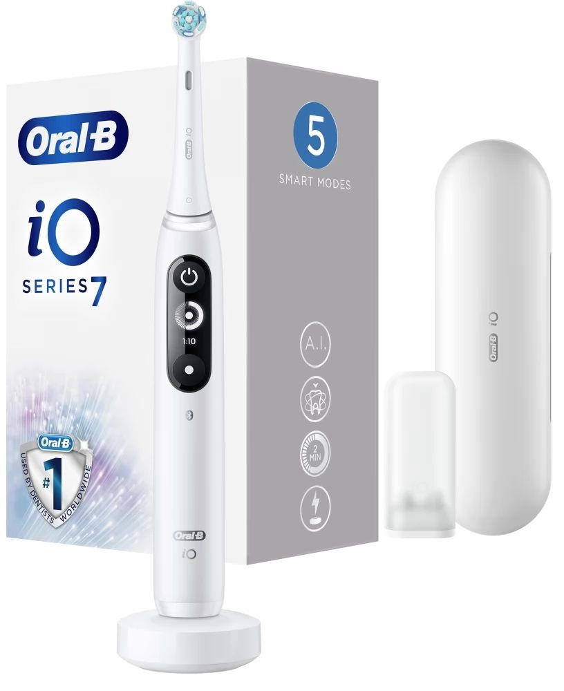 Oral-B iO series 7 fehér elektromos fogkefe