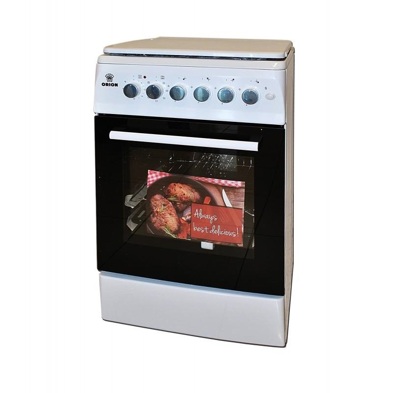 Orion FKO-501TFW fehér, szabadonálló, gáz, kombinált, főzőzóna: 4, sütő:47L, grill, tűzhely