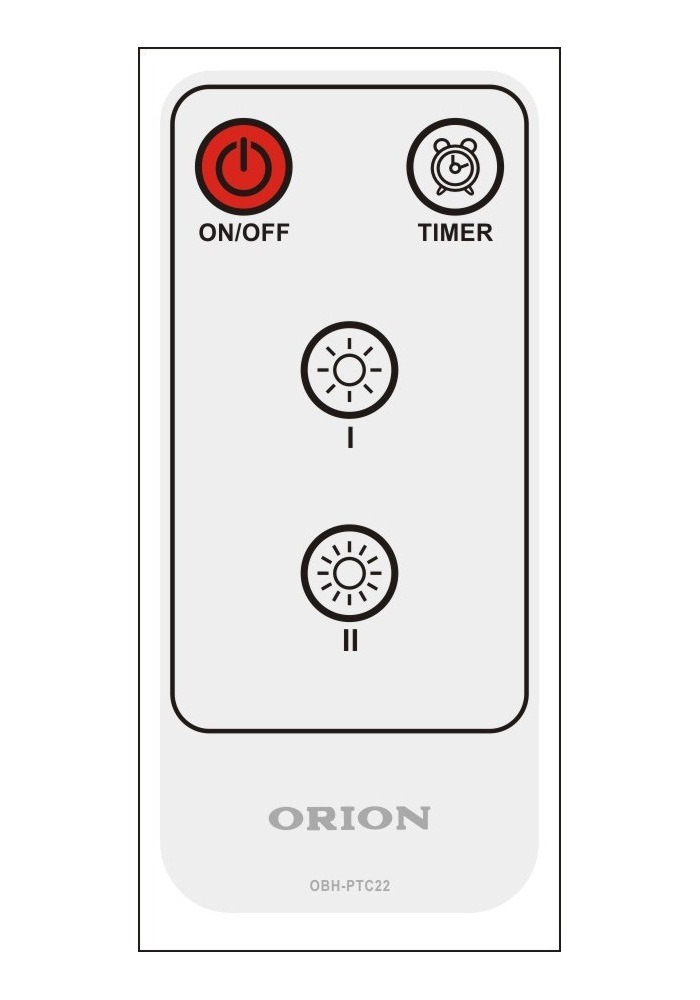 Orion OBH-PTC22 kerámiabetétes fürdőszobai hősugárzó