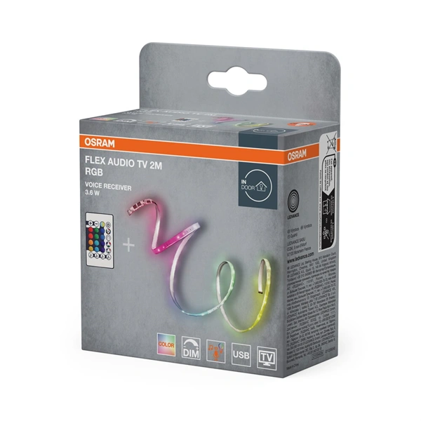 Osram  2M RGBW USB hangra reagáló LED szalag