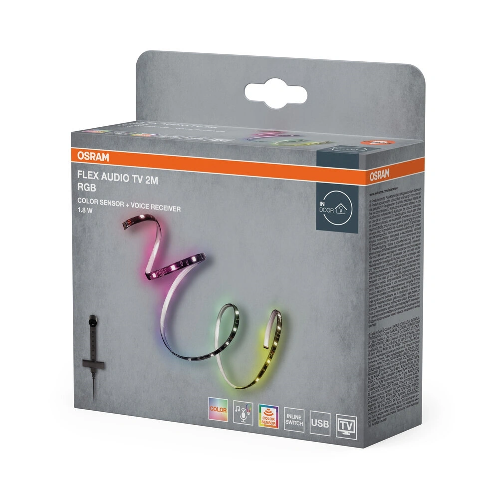 Osram 2M RGB USB hangra reagáló LED szalag