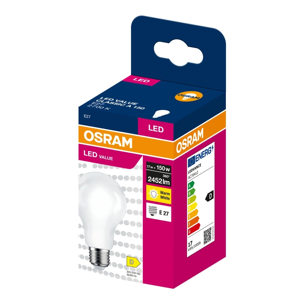 Osram CLA1500 17W/230V GLR E27 LED fényforrás