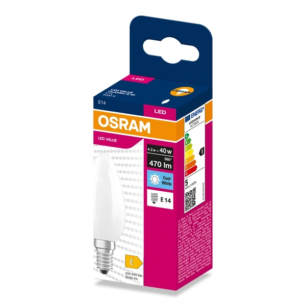 Osram CLB40 4,2W/230V GLFR E14 LED fényforrás