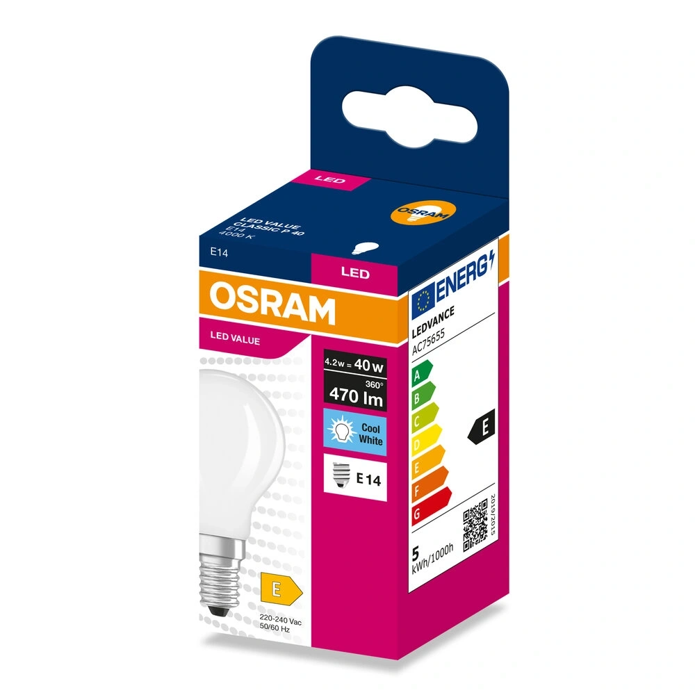 Osram CLP40 4,2W/230V GLFR E14 LED fényforrás