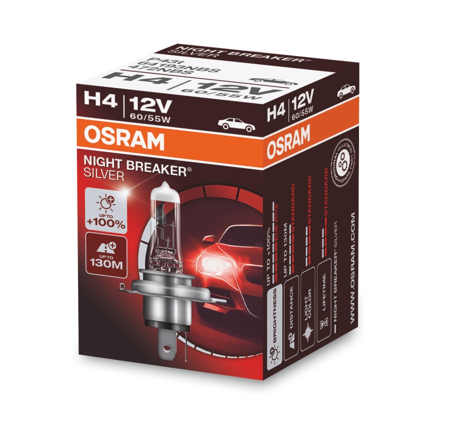 Osram Night Breaker SL 64193NBS-01B H4/12V/75/68W izzó