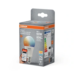 Osram SMART+ MATTER A60 körte TW, állith.színhőm, 2700K, matt, E27 fényforrás