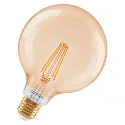 Osram SMART+ MATTER Classic Edison Globe125, arany H53W, dimm, 6W, 2400K, E27 fényforrás