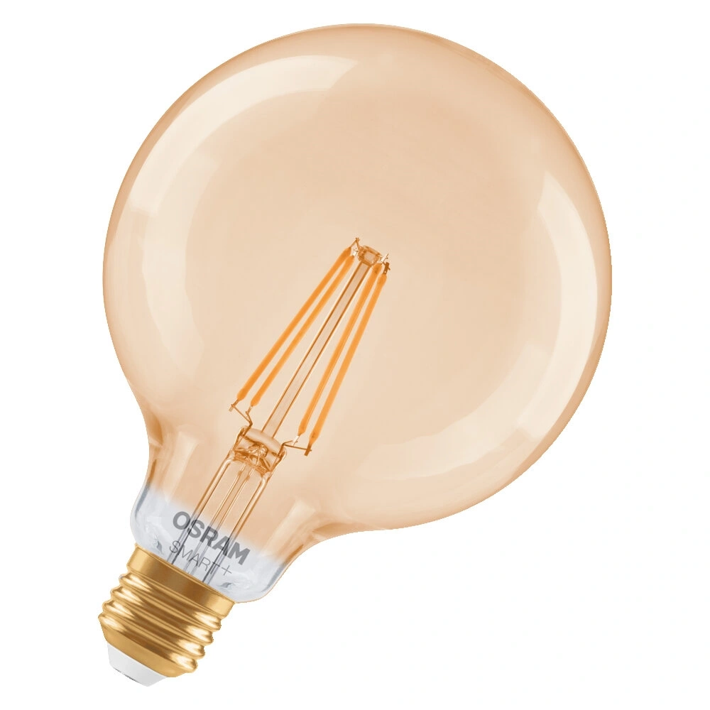 Osram SMART+ MATTER Classic Edison Globe125, arany H53W, dimm, 6W, 2400K, E27 fényforrás