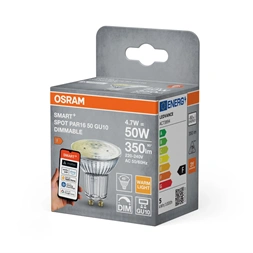 Osram SMART+ MATTER spot izzó 2700K dimm.4,7W GU10 fényforrás