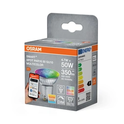 Osram SMART+ MATTER spot izzó állíth.színhőm. 4.7W GU10 fényforrás
