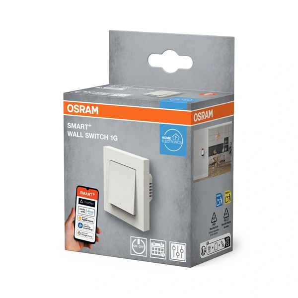 Osram Smart+ Wifi Matter 1G okos fali kapcsoló