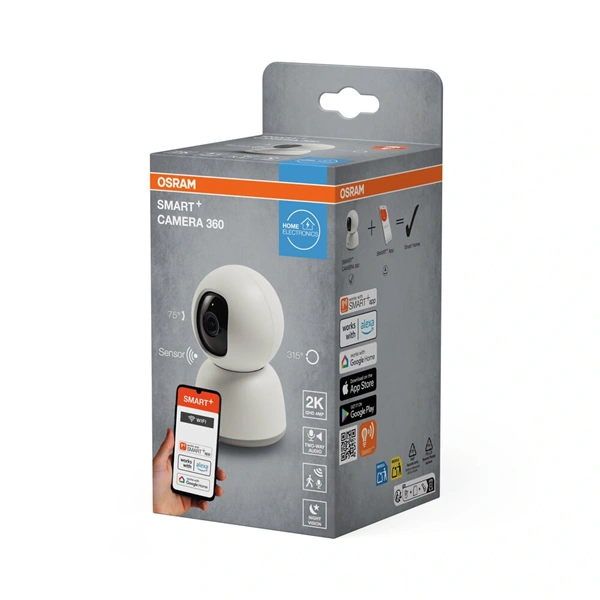 Osram Smart+ Wifi okos kamera 360° látószöggel