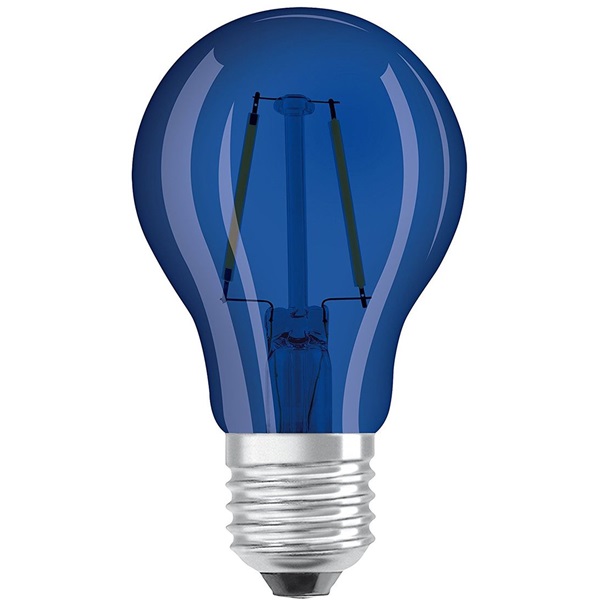 Osram Star üveg búra/2,5W/10lm/3000K/E27/kék LED körte izzó