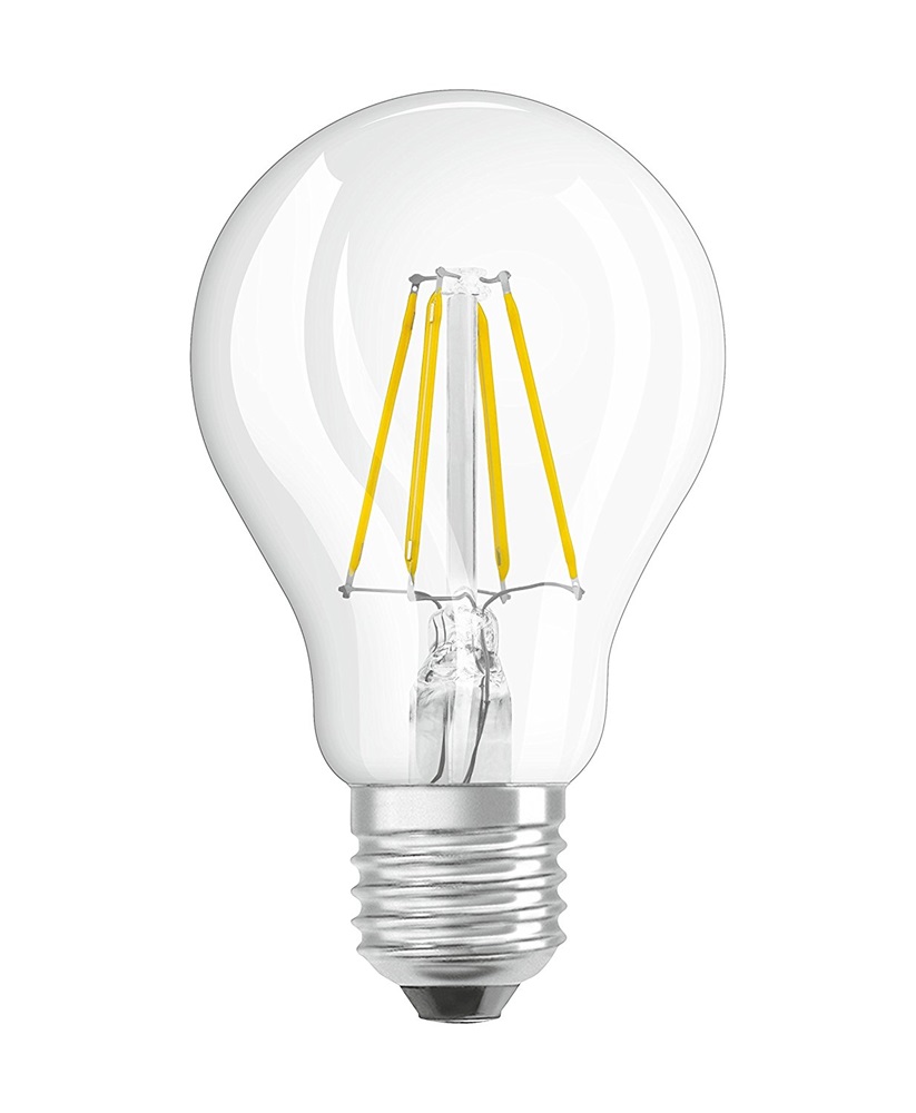 Osram Star átlátszó üveg búra/4W/470lm/4000K/E27 LED körte izzó