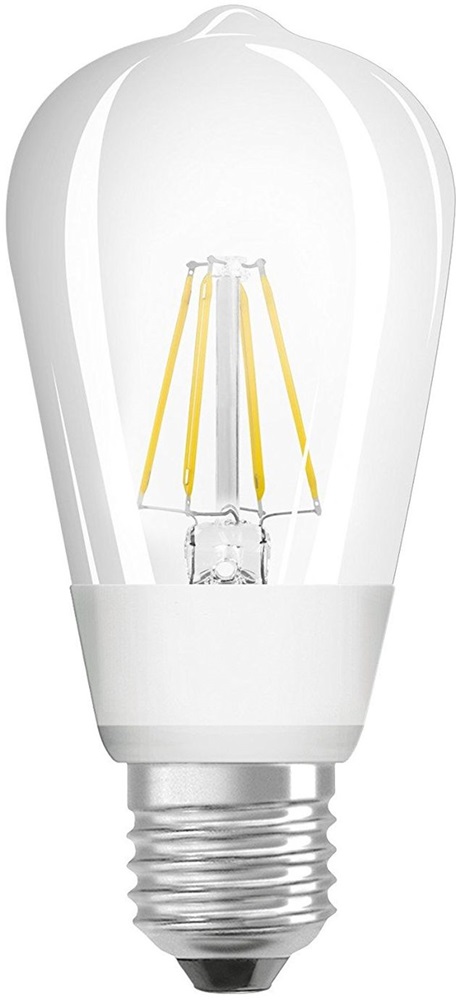 Osram Star+ GLOWdim átlátszó üveg búra/7W/806lm/2700K/E27 LED Edison körte izzó