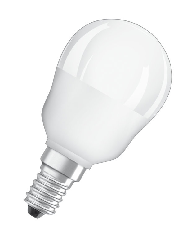 Osram Star+ RGBW/matt búra/4,5W/250lm/2700K/E14 távirányítható LED kisgömb fényforrás