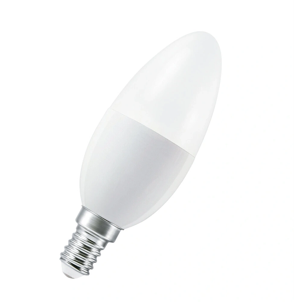 Osram Star+ RGBW/matt búra/5,5W/470lm/2700K/E14 távirányítható LED gyertya izzó
