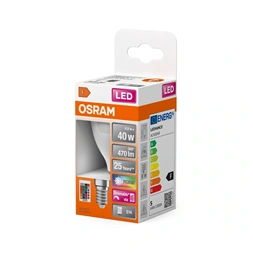 Osram Star+ RGBW/matt búra/5,5W/470lm/2700K/E14 távirányítható LED kisgömb izzó