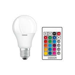 Osram Star+ RGBW/matt búra/9W/806lm/2700K/E27 távirányítható LED körte fényforrás