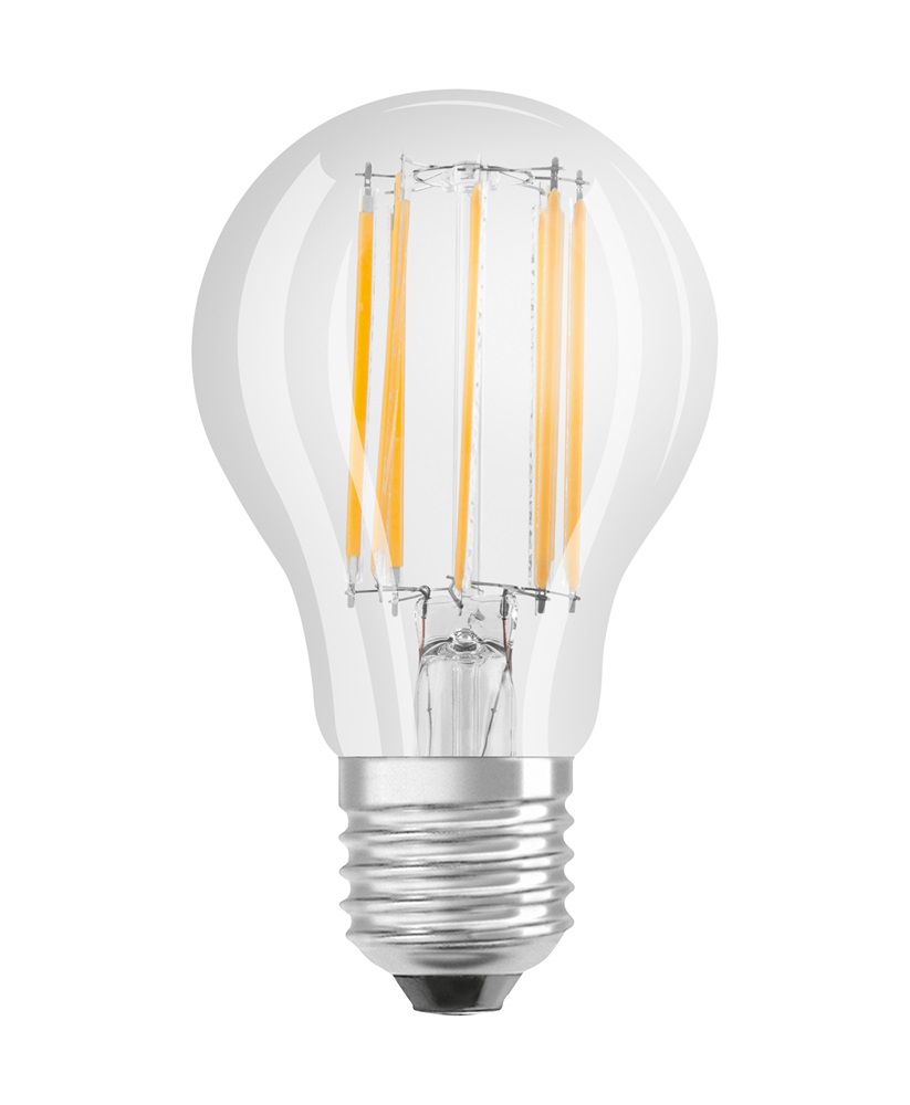 Osram Star átlátszó üveg búra/11W/1521lm/2700K/E27 LED körte izzó