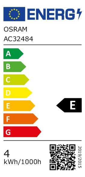 Osram Star átlátszó üveg búra/4,5W/470lm/2700K/E27 LED Edison körte izzó