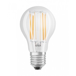 Osram Superstar átlátszó üveg búra/8,5W/1055lm/2700K/E27 dimmelhető LED körte fényforrás