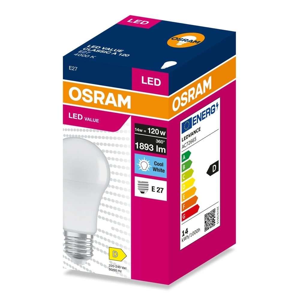 Osram Value A120 14W/840 E27 LED fényforrás
