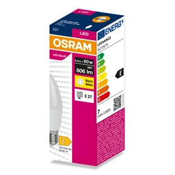 Osram Value B60 6,8W/827 E27 LED fényforrás