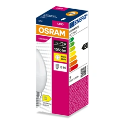 Osram Value B75 7W/827 E14 LED fényforrás