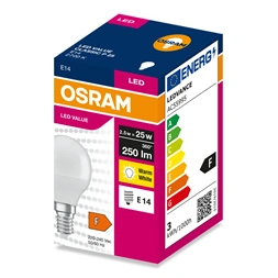 Osram Value P25 2,5W/827 E14 LED fényforrás