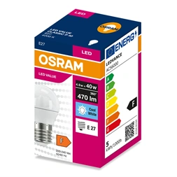 Osram Value P40 4,9W/840 E27 LED fényforrás