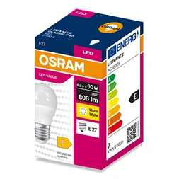 Osram Value P40 6,5W/827 E27 LED fényforrás