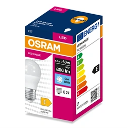 Osram Value P40 6,5W/840 E27 LED fényforrás