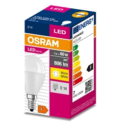Osram Value P60 7W/830 E14 LED fényforrás